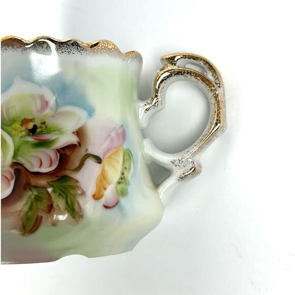 Vintage 50th Lefton China  To a Wild Rose Tea Cup Saucer Hand Painted - Picture 7 of 11